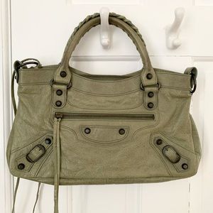 Balenciaga military green first bag pre loved